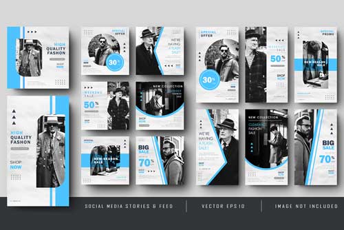 دانلود قالب Post و story اینستاگرام بصورت لایه باز و با کیفیت فوق العاده